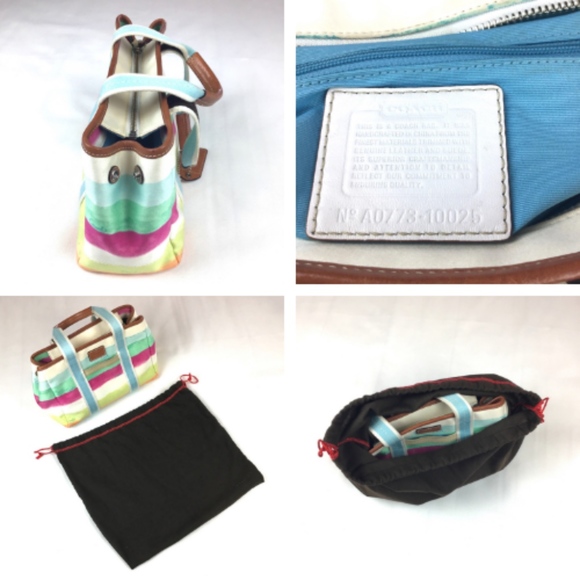 Coach Hampton Watercolor Purse & Wristlet - Picture 2 of 10